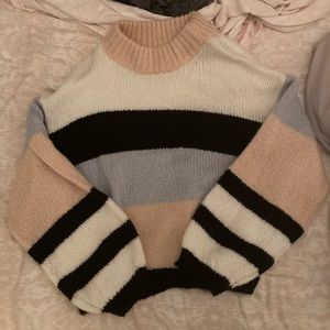 Nordstrom Striped Chunky Sweater